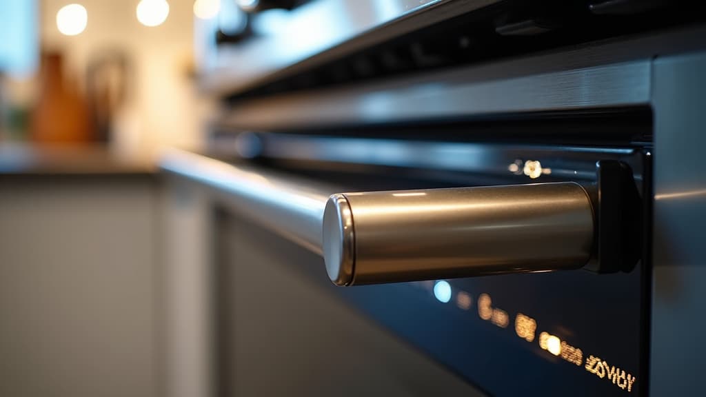 Trusted oven repair specialist diagnosing an oven in a modern Carmichael kitchen with background-checked and gas-safety certified technician.