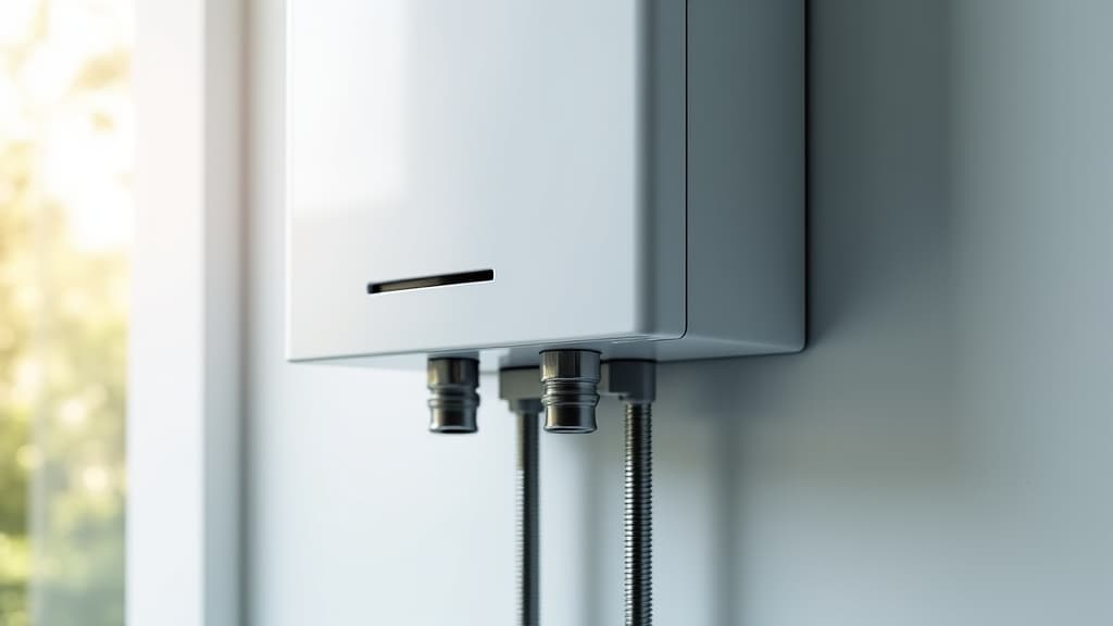 Damaged water heater requiring emergency repair