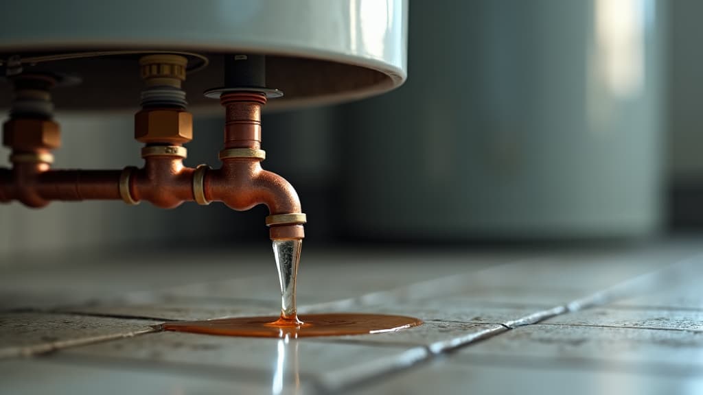 Sacramento emergency water heater repair specialist inspecting a leak