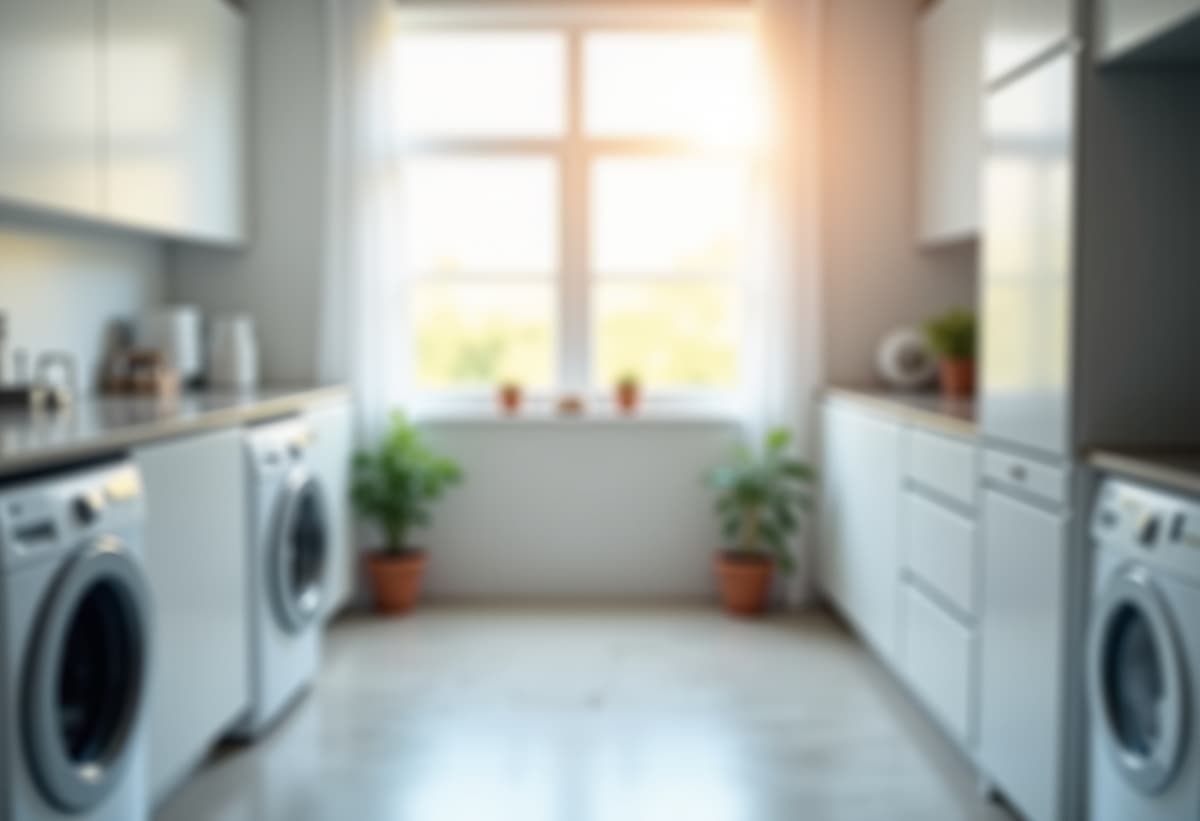 technician working on washing machine