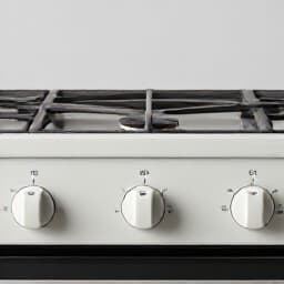 close up of Kenmore gas oven controls during repair