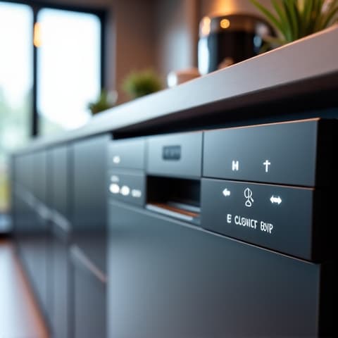 Bosch dishwasher control panel repair in a West Sacramento home