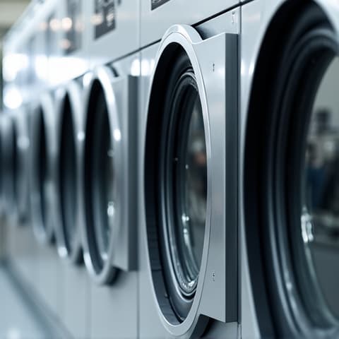 Commercial Washer Repair in Rancho Cordova. Troubleshooting commercial laundry equipment in a multi-unit housing facility near Zinfandel Drive.