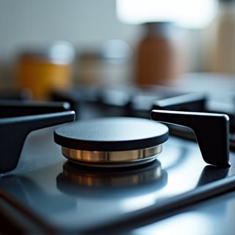 Technician repairing a radiant heating element on an electric cooktop in a Sacramento home