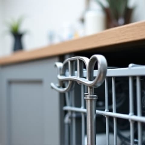 Dishwasher heating element replacement in a Citrus Heights home, technician using genuine parts for lasting repair and sparkling dishes.
