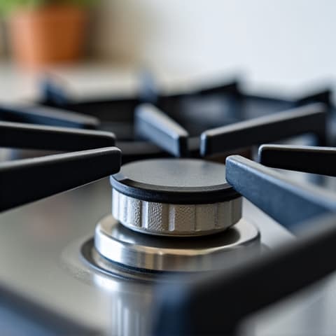 Dual Fuel Range Burner Repair in an Elk Grove Suburb. Expert repair of a dual fuel range burner, ensuring precise temperature control for both gas and electric cooking.