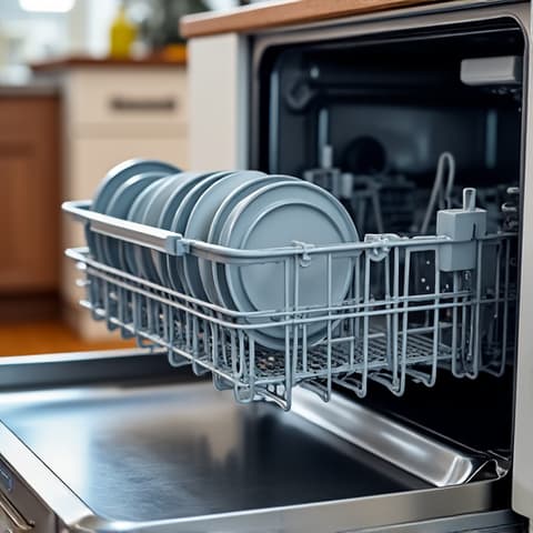 GE Profile dishwasher water leak repair near Tower Bridge