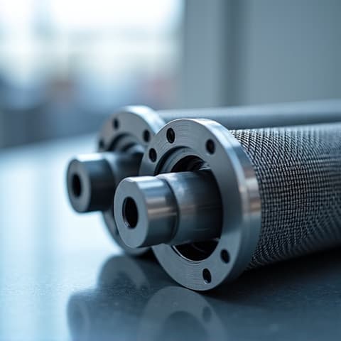 Heat exchanger cleaning for tankless water heater system in California. Thorough cleaning of a heat exchanger from a tankless water heater, demonstrating the removal of hard water deposits common in California, crucial for system longevity.