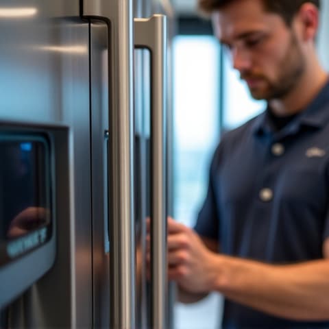Miele dishwasher installation in a downtown Sacramento penthouse