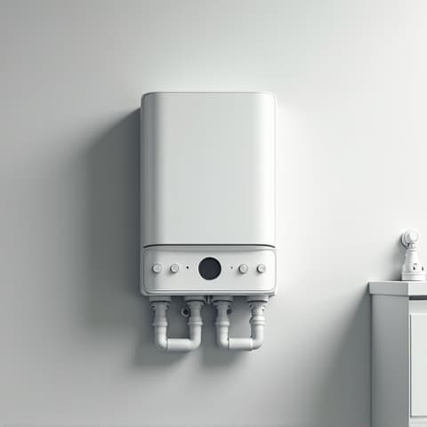 Natomas home water heater installation with a focus on a modern tankless unit for improved efficiency