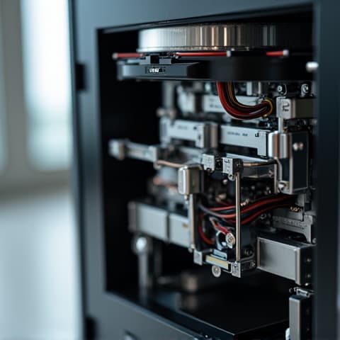 Luxury Appliance Technician Performing Diagnostics in Orangevale. An experienced technician meticulously diagnosing an issue on a high-end appliance, embodying precision and expertise.