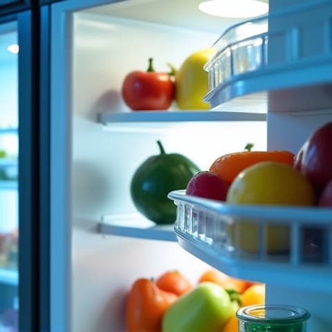 Technician diagnosing a refrigerator issue with advanced tools in Sacramento. The image captures the detailed diagnostic process to pinpoint appliance problems.