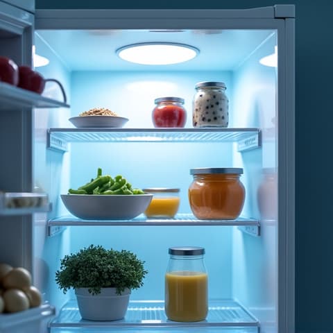 Professional Residential Refrigerator Diagnostics in Carmichael. A skilled technician uses advanced tools to diagnose an issue with a family