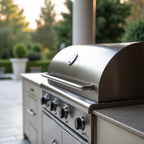 Outdoor Kitchen Oven Repair in Roseville. Repairing a high-performance outdoor oven in a luxurious Roseville estate’s al fresco dining area.