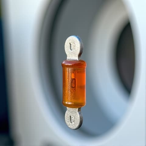 Dryer Thermal Fuse Replacement in Sacramento. A technician replacing a thermal fuse in a dryer, a common repair for overheating issues in Sacramento.