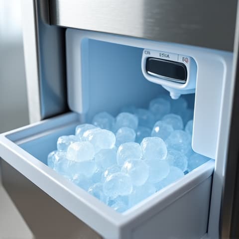 Sub-Zero Ice Maker Repair in Carmichael Neighborhood. Addressing an ice maker issue in a Sub-Zero refrigerator, our technician restores functionality for a satisfied customer in a Carmichael residential area.