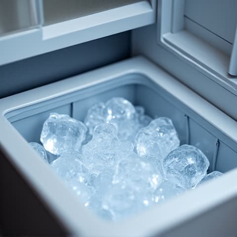 Sub-Zero Ice Maker Troubleshooting in Sacramento. Appliance technician diagnosing and repairing an ice maker issue in a Sub-Zero unit, ensuring convenient and reliable ice production.