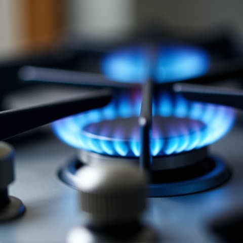 Viking Range Diagnostics in Elk Grove. A close-up of a technician performing diagnostics on a Viking range, showcasing technical expertise.