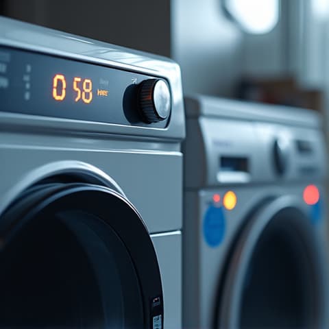 Washer Diagnostic in Rancho Cordova. Performing diagnostics on a faulty washer in a local home.