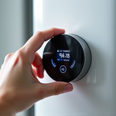 Water heater flow sensor replacement in Stone Lakes, Elk Grove. Technician working on a flow sensor, critical for tankless heating efficiency