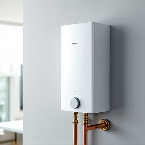 Water heater sediment removal in Elk Grove. Technician performing sediment flush on a traditional tank water heater, ensuring optimal efficiency