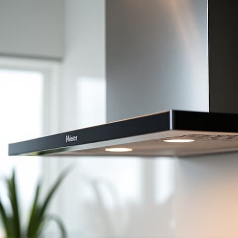 Technician installing new parts for a Wolf range hood in Sacramento. A professional is shown carefully fitting new components into a high-end Wolf range hood, ensuring proper ventilation and functionality.