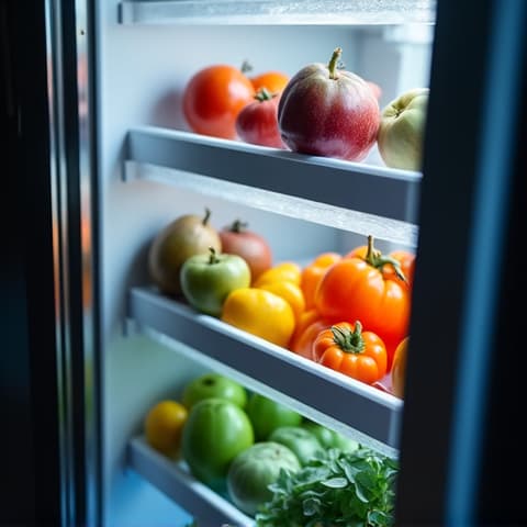 Wolf Refrigerator Temperature Calibration in Roseville. A technician precisely calibrating the temperature of a Wolf refrigerator, ensuring optimal performance for luxury kitchens.