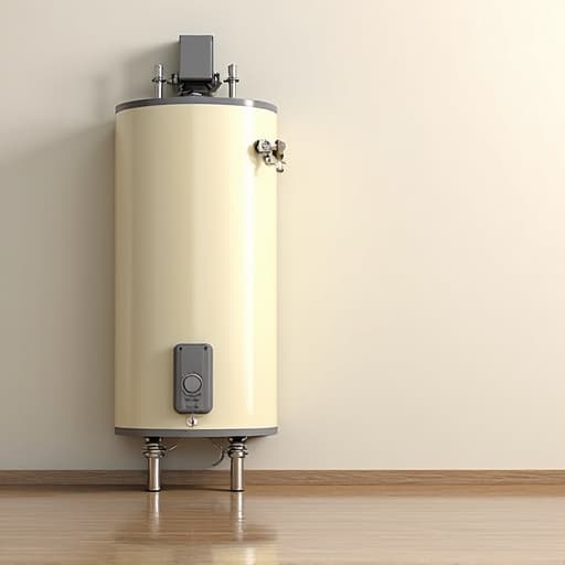 Residential water heater leaking in a utility closet