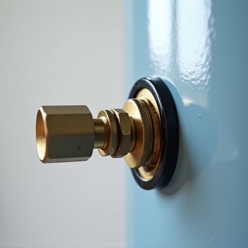 Technician troubleshooting a water heater pilot light with tools, focusing on a Rheem model