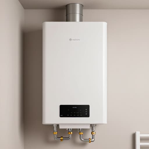 24/7 emergency water heater repair in Sacramento. A technician working on a water heater in a utility closet.
