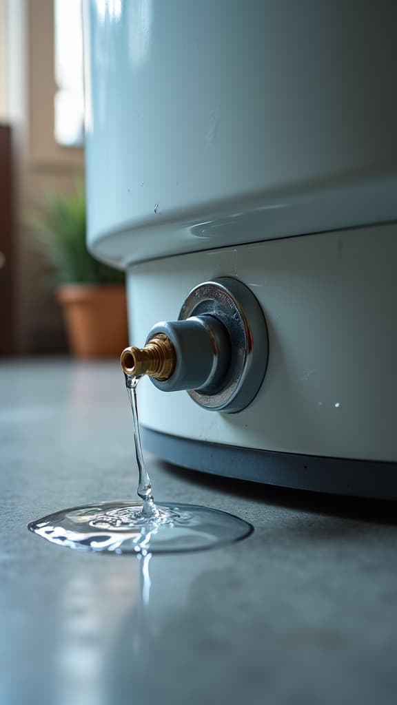 Emergency Water Heater Repair Technician Fixing Unit