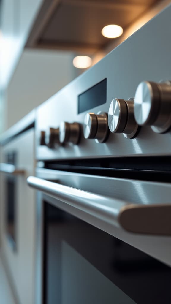 technician repairing oven