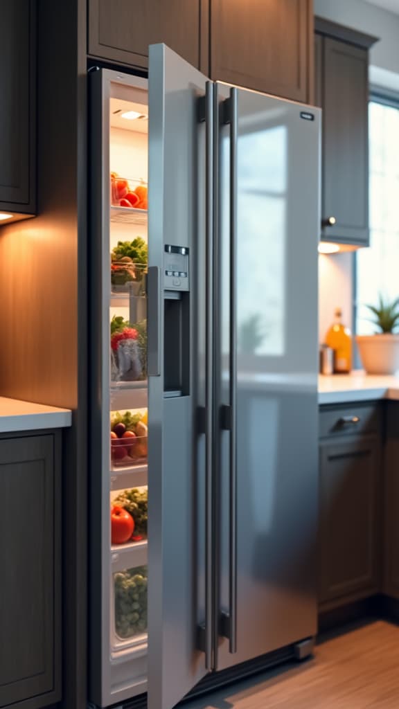 Expert technician repairing a refrigerator in Rancho Cordova, CA