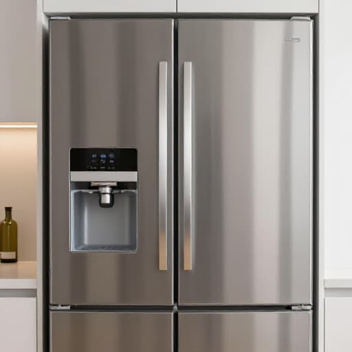 Sub-Zero refrigerator repair specialists in Sacramento. A technician working on a high-end Sub-Zero refrigerator.