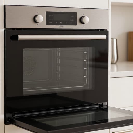 Thermador appliance repair in Sacramento. A technician servicing a Thermador oven.