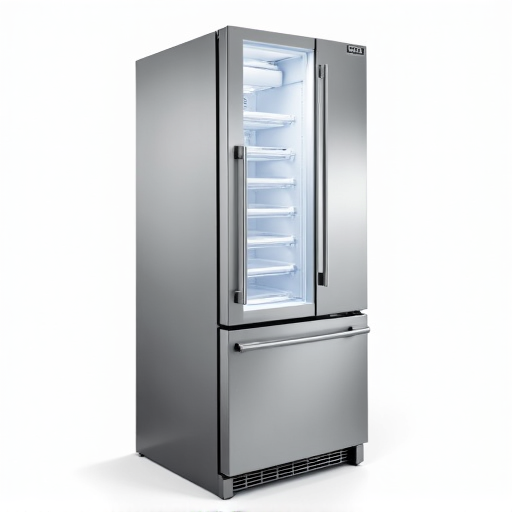 Appliance repair specialist performing diagnostic on Sub-Zero refrigerator in Natomas home