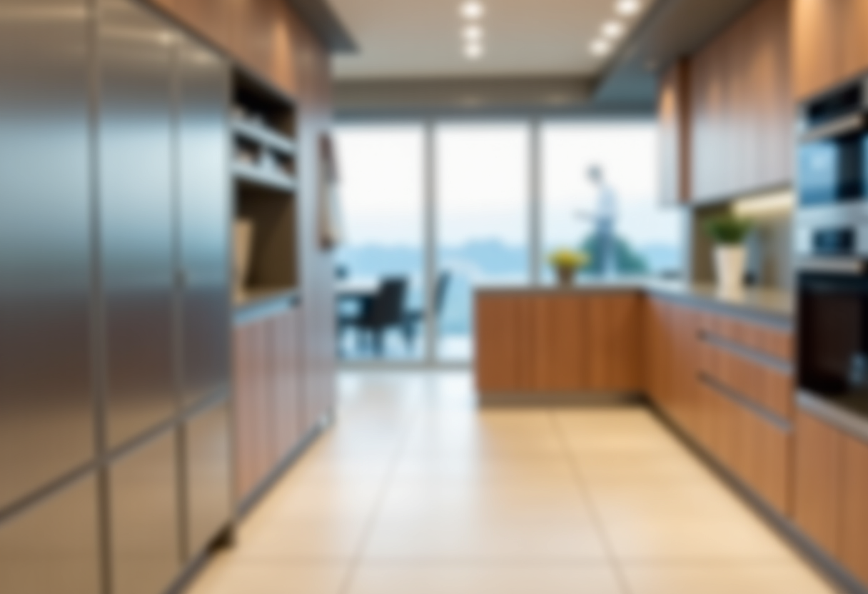 certified luxury appliance technician repairing refrigerator in Carmichael home with advanced tools