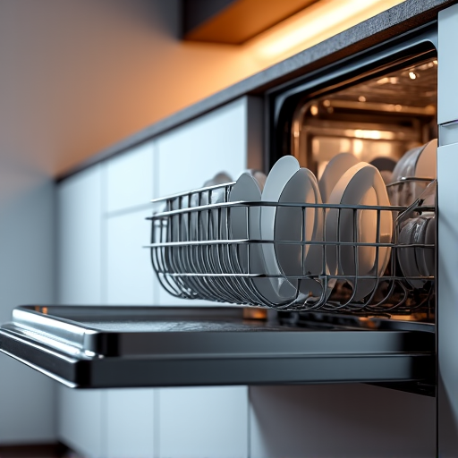 Skilled Citrus Heights technician testing a dishwasher after a successful repair, ensuring all cycles function perfectly before completion.