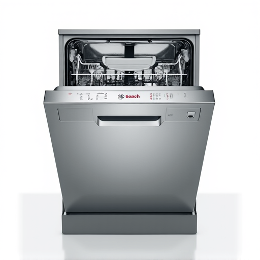 technician inspecting bosch dishwasher in rancho cordova