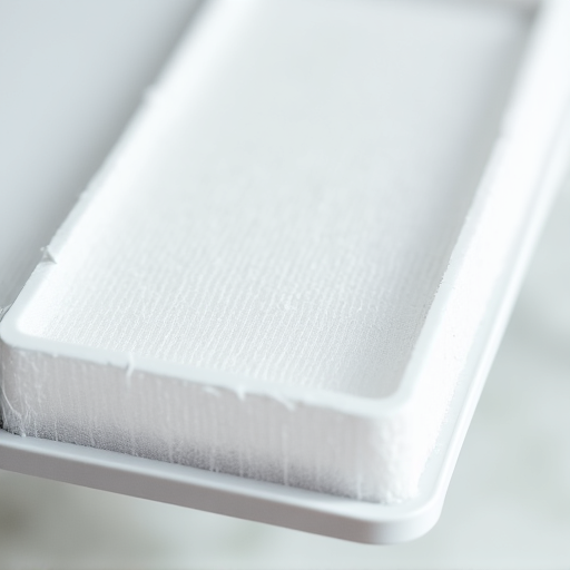 An 'after' image of a dryer's lint filter, spotless and clear, showcasing the results of thorough cleaning. This highlights the immediate benefits of vent cleaning by improving air circulation and extending the dryer's lifespan.