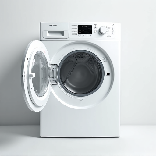 Electric dryer undergoing maintenance in an Orangevale residence. A technician is performing routine maintenance on an electric dryer, highlighting dedication to appliance longevity in Orangevale.