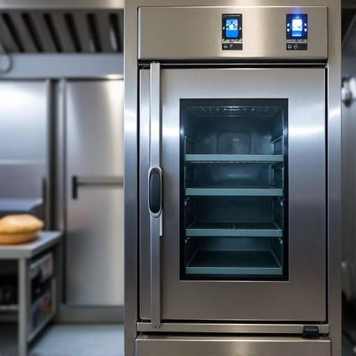 Commercial oven service at a Fair Oaks restaurant. Technician repairing a large commercial oven to ensure business continuity.