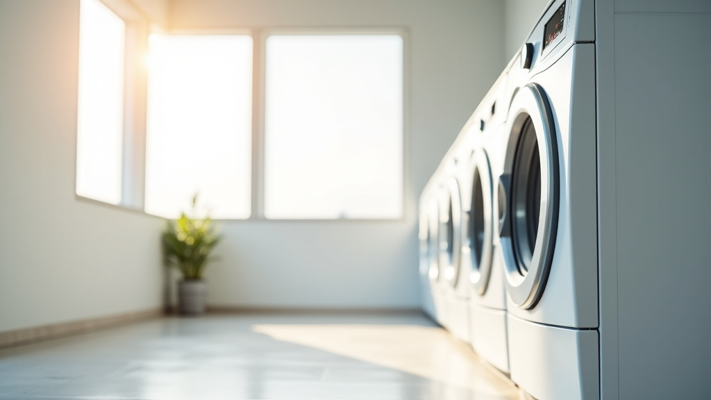 Family doing laundry in a clean and efficient laundry room in Folsom