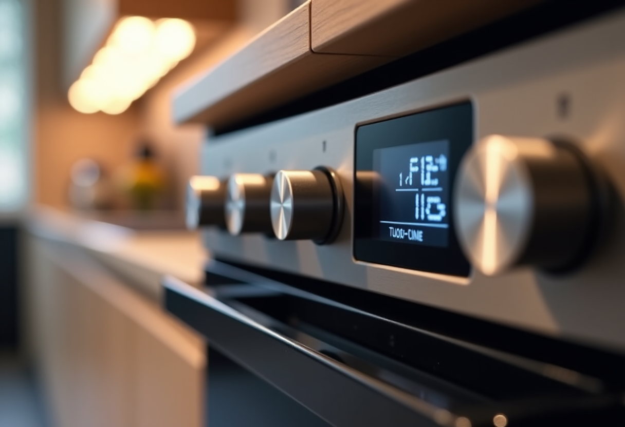 Technician repairing a luxury oven door hinge in Rancho Cordova