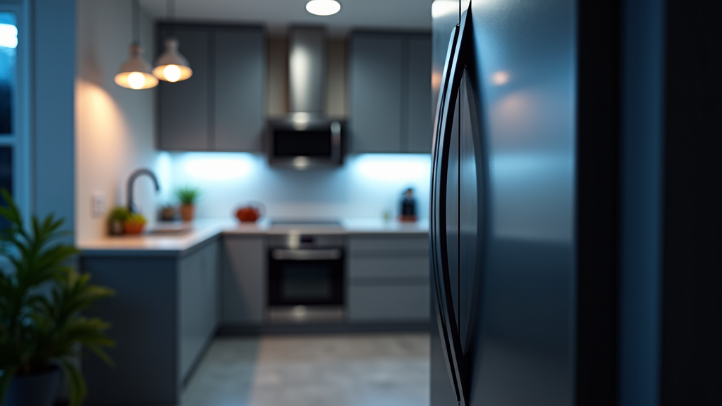 Emergency refrigerator repair technician working on a fridge in Natomas home