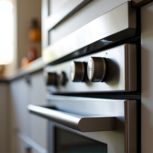 Luxury oven deep cleaning in Natomas Main Avenue. A spotless luxury oven after professional deep cleaning, ready for use in a Sacramento home.