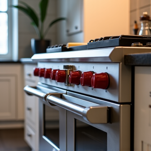 After image of a freshly calibrated Wolf range in Carmichael, showcasing the pristine condition and restored functionality after professional repair near Milagro Centre.