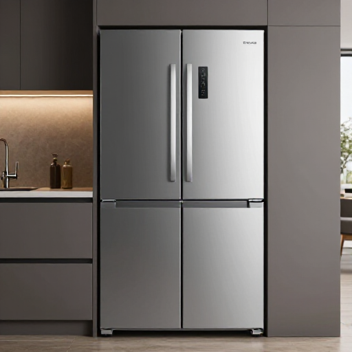 Professional appliance technician repairing a fridge in Dixon, CA. Skilled technician working on a modern refrigerator, highlighting reliable and fast service in the Sacramento area.