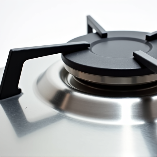 Professional technician cleaning Wolf range in Sacramento