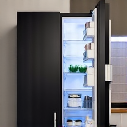 Freezer repair specialist diagnosing a problem with a residential freezer